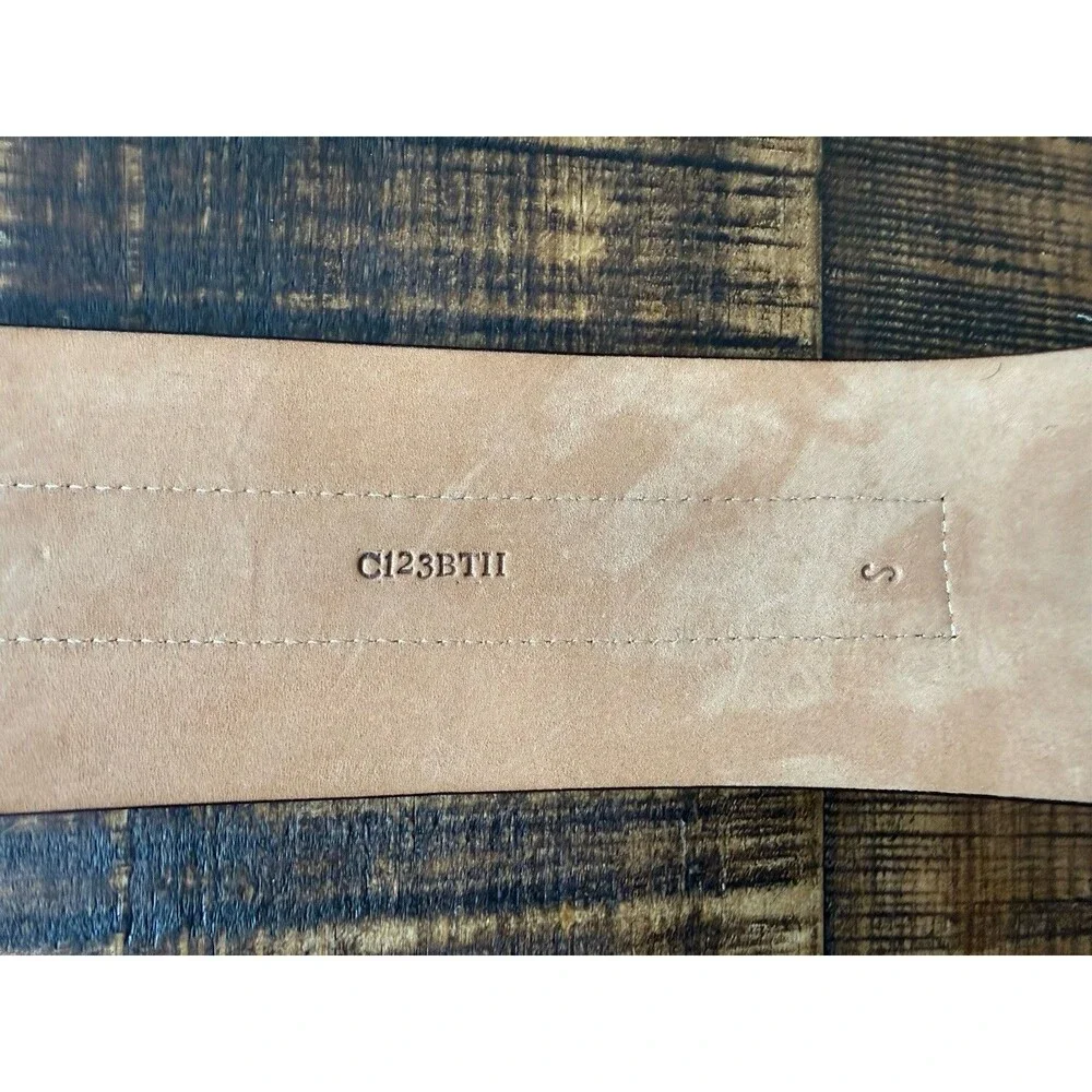 Worth New York Italian Leather Women's Belt Wide Fashion Size S